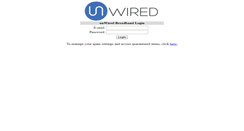 Desktop Screenshot of mail.unwiredbb.com