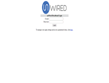 Tablet Screenshot of mail.unwiredbb.com